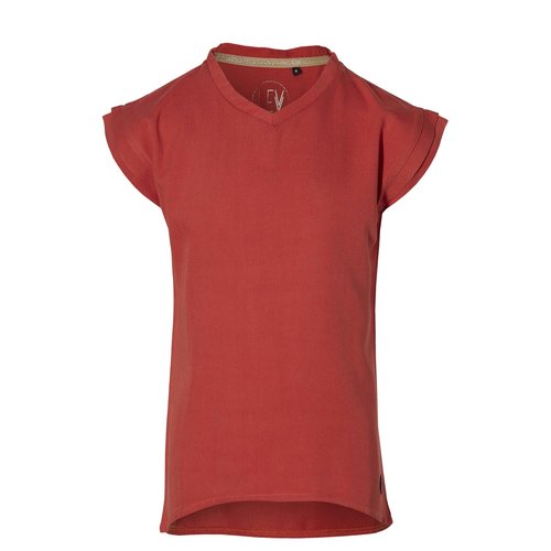 LEVV Levv meiden viscose t-shirt Maureen Stone Red