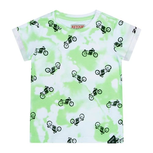 RETOUR Retour baby jongens t-shirt Dio Bright Mint RETOUR Retour baby jongens t-shirt Dio Bright Mint
