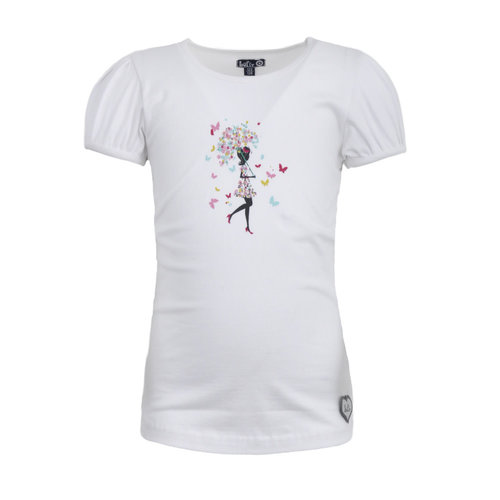 LoFff Loff meiden t-shirt Puffy White