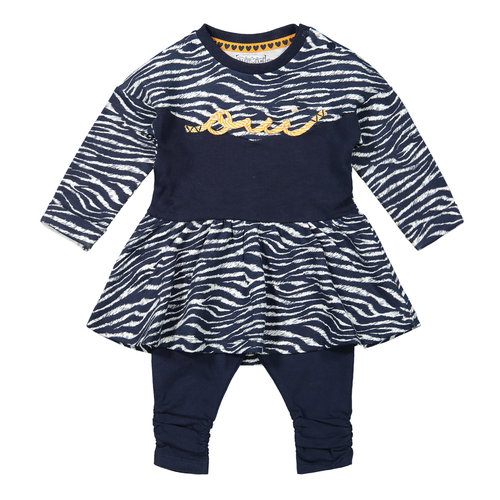 Dirkje Dirkje baby meisjes setje Oui Navy Off White Dirkje Dirkje baby meisjes setje Oui Navy Off White