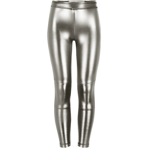 4President 4President meisjes fake leather legging Paris Silver 4President 4President meisjes fake leather legging Paris Silver