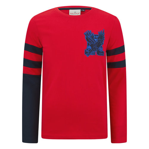 RETOUR Retour jongens shirt Elio Red RETOUR Retour jongens shirt Elio Red