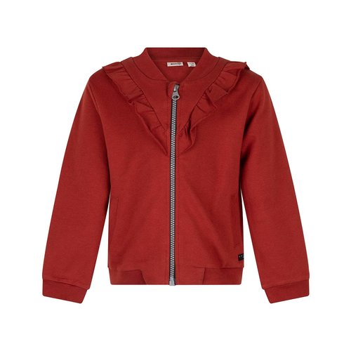 Daily7 Daily7 meisjes vest met roesels Barn Bordeaux Daily7 Daily7 meisjes vest met roesels Barn Bordeaux