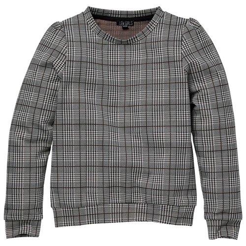 LEVV Levv meiden sweater Roelien aop Brown Check