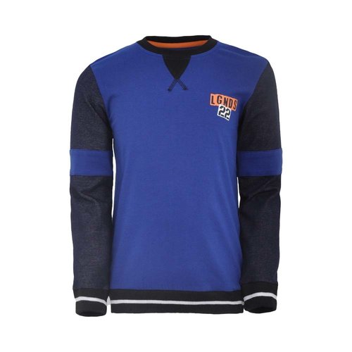 Legends Legends jongens sweater Thijs Denim Blue Legends Legends jongens sweater Thijs Denim Blue