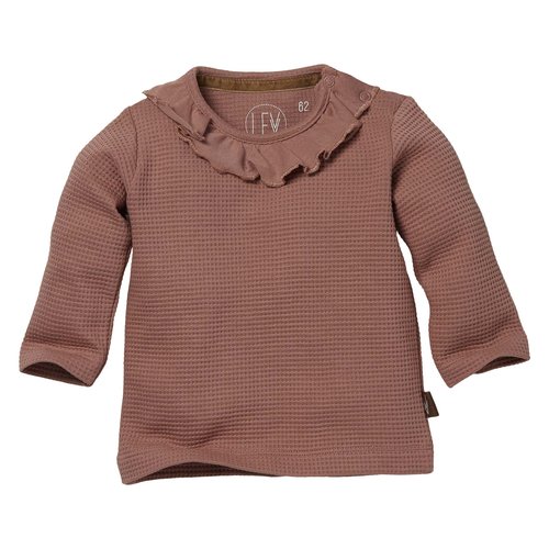 LEVV Levv newborn baby meisjes shirt Beertje Mauve LEVV Levv newborn baby meisjes shirt Beertje Mauve