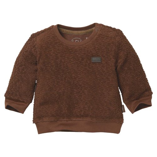 LEVV Levv newborn baby jongens sweater Ben Brown Almond LEVV Levv newborn baby jongens sweater Ben Brown Almond