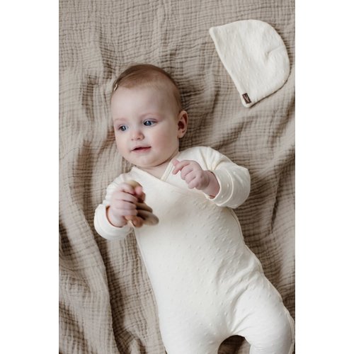 LEVV Levv newborn baby meisjes muts Britt Off White