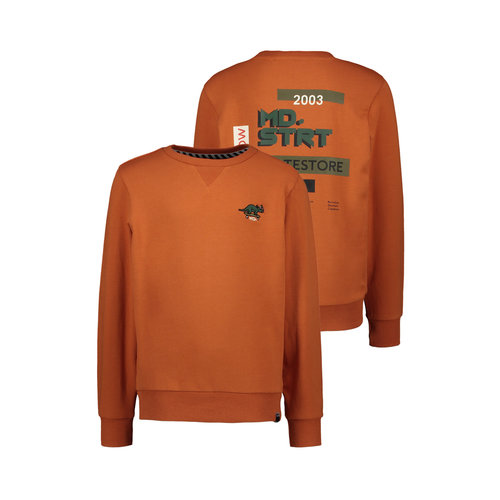 Moodstreet Moodstreet jongens sweater Backprint Rust Moodstreet Moodstreet jongens sweater Backprint Rust