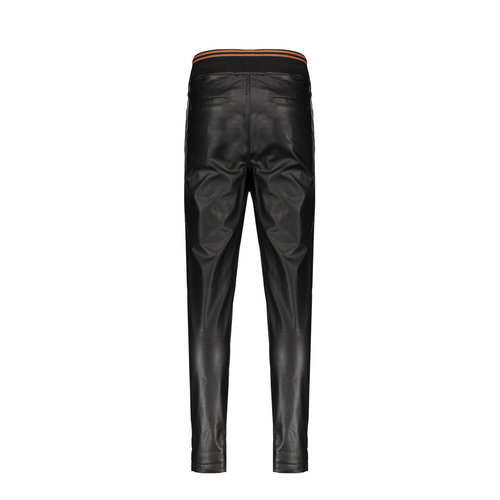 NoBell NoBell meiden fake leather broek Sis Jet Black