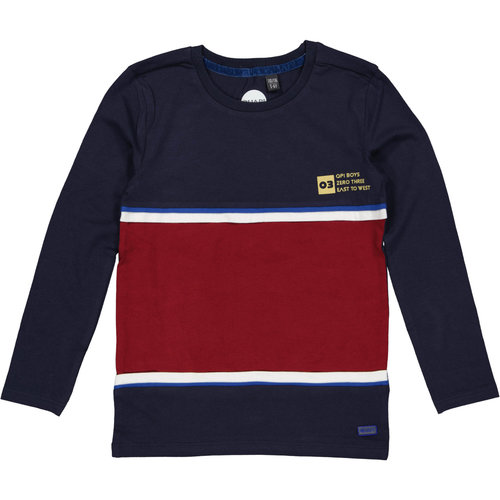 Quapi Quapi jongens shirt Kamran Blue Dark Quapi Quapi jongens shirt Kamran Blue Dark