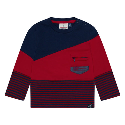 RETOUR Retour baby jongens shirt Lance Dark Navy