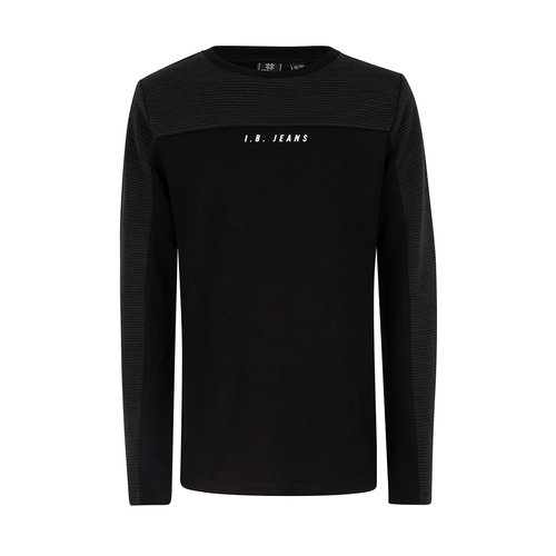 Indian Blue Jeans Indian Blue jongens shirt contrast Black Indian Blue Jeans Indian Blue jongens shirt contrast Black
