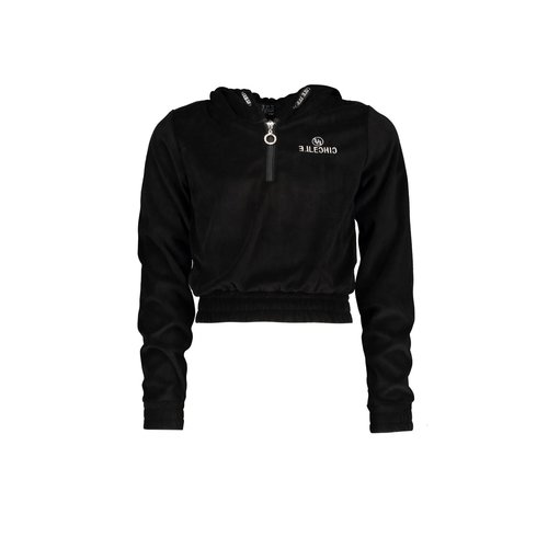 Elle Chic Elle Chic meiden hoodie Oula Black