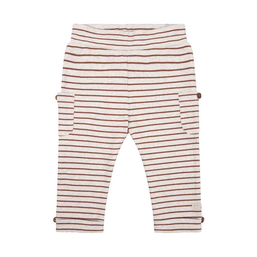 Daily7 Daily7 newborn baby jongens gestreepte rib broek Kit