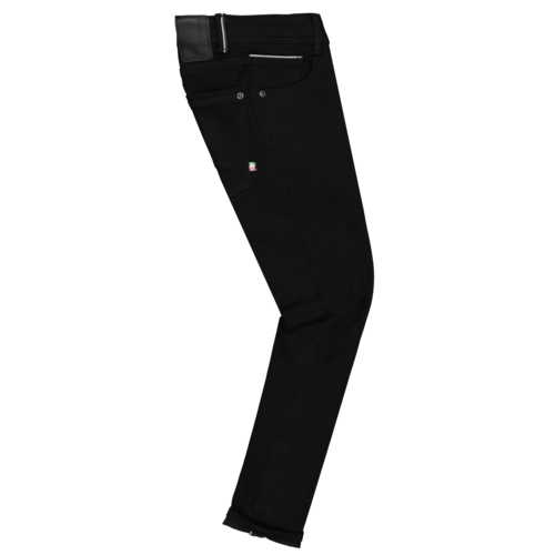 Vingino Vingino jongens 4-way stretch super skinny jeans Ennio Black Denim