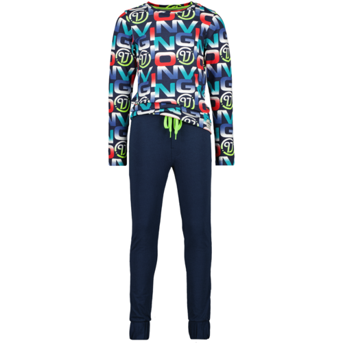 Vingino Vingino jongens pyjama Wubbo Dark Blue Vingino Vingino jongens pyjama Wubbo Dark Blue