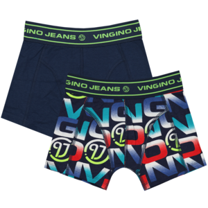 Vingino Vingino jongens ondergoed 2-pack Vingino Logo Dark Blue