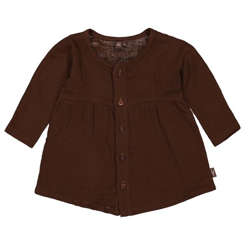 LEVV Levv newborn baby meisjes jurk Cailin Brown Choco