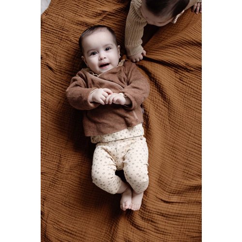 LEVV Levv newborn baby meisjes vest Celine Brown Dusty