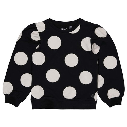 Quapi Quapi meisjes sweater Imke aop White Dot Quapi Quapi meisjes sweater Imke aop White Dot