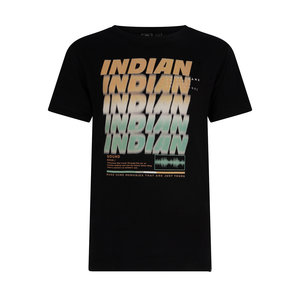 Indian Blue Jeans Indian Blue jongens t-shirt met logo Black