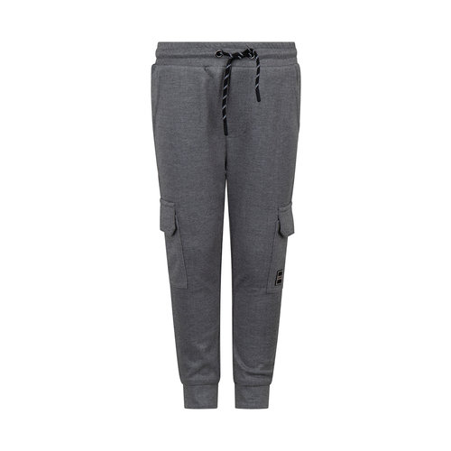 Daily7 Daily7 jongens cargo joggingbroek Pique Stone Grey