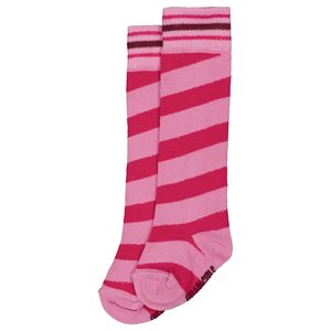 Quapi Quapi baby meisjes sokken Nora aop Pink Stripe Diagonal