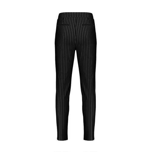 NoBell NoBell meiden joggingbroek pinstripe Suna Jet Black