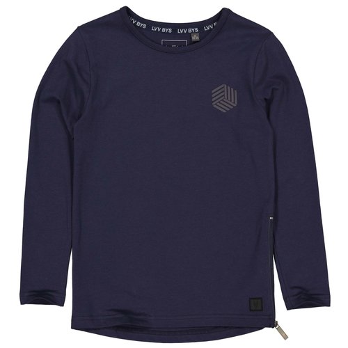 LEVV Levv jongens shirt Teun Grey Midnight LEVV Levv jongens shirt Teun Grey Midnight