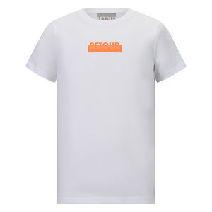 RETOUR Retour jongens t-shirt Chiel White