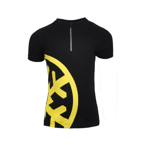 Unreal Unreal meiden t-shirt Kate Black Yellow