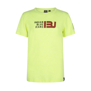 Indian Blue Jeans Indian Blue jongens t-shirt IBJ Bright Lime