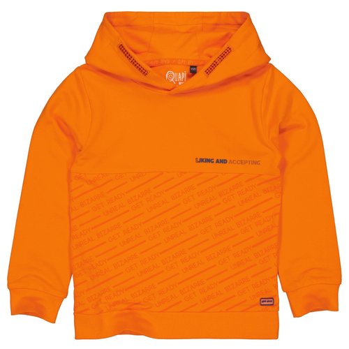 Quapi Quapi jongens hoodie Moritz Orange Fresh