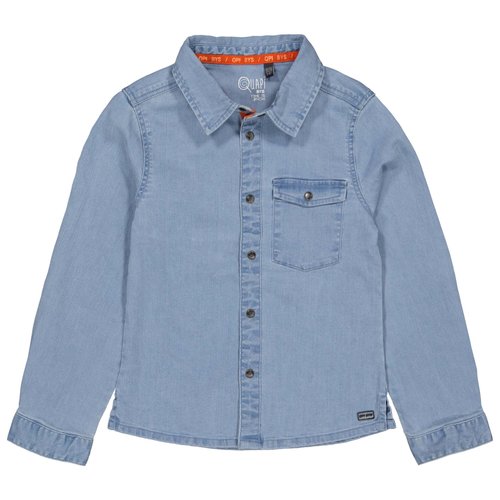 Quapi Quapi jongens blouse Morris Light Blue Denim Quapi Quapi jongens blouse Morris Light Blue Denim
