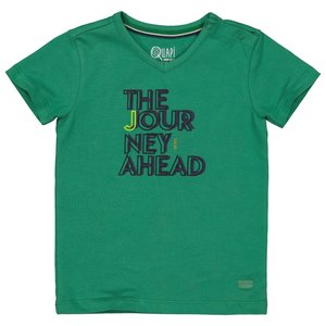 Quapi Quapi baby jongens t-shirt Nelis Green Leaf