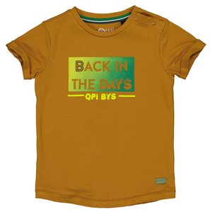 Quapi Quapi baby jongens t-shirt Nawin Brown Sand