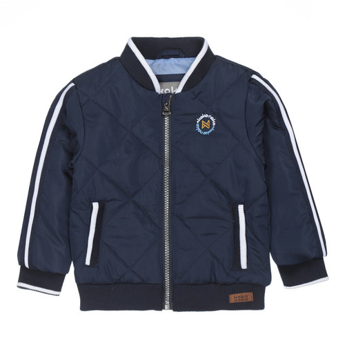 Koko Noko Koko Noko jongens zomerjas met bies op de mouwen Navy Koko Noko Koko Noko jongens zomerjas met bies op de mouwen Navy