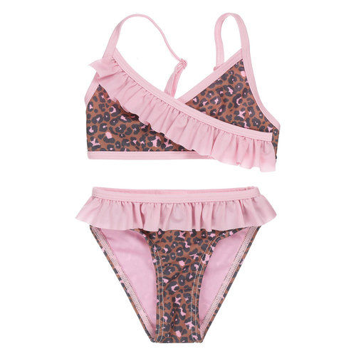 Koko Noko Koko Noko meisjes bikini panterprint Camel Pink