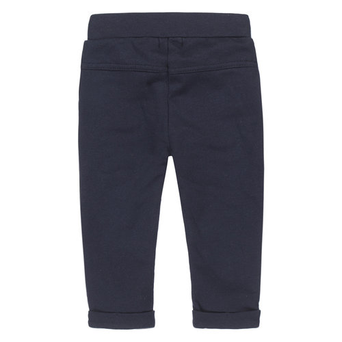 Dirkje Dirkje baby meisjes joggingbroek met hartje Navy