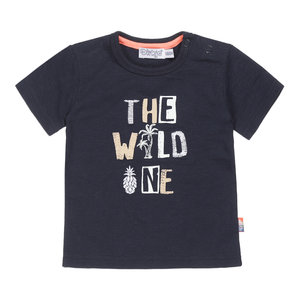 Dirkje Dirkje baby jongens t-shirt The Wild One Navy