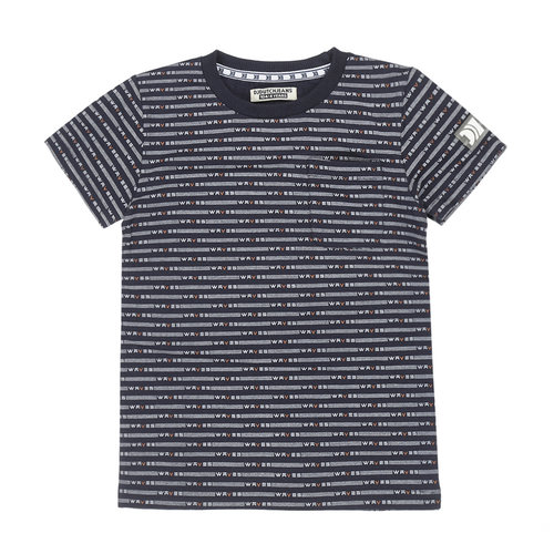 DJ Dutchjeans DJ Dutch jongens t-shirt aop Waves Navy