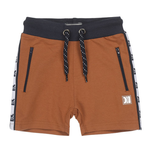 DJ Dutchjeans DJ Dutch jongens korte joggingbroek met brede bies Caramel Brown DJ Dutchjeans DJ Dutch jongens korte joggingbroek met brede bies Caramel Brown
