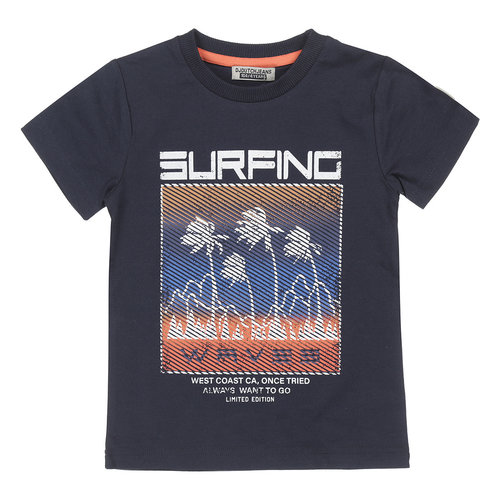 DJ Dutchjeans DJ Dutch jongens t-shirt Surfing Navy DJ Dutchjeans DJ Dutch jongens t-shirt Surfing Navy
