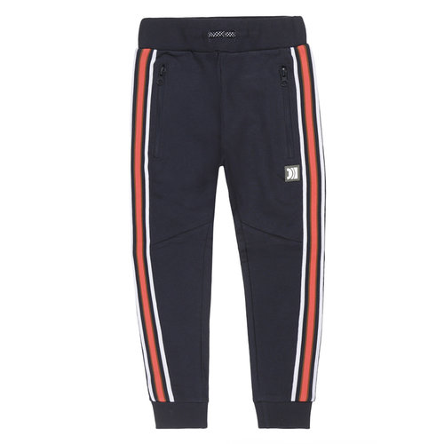 DJ Dutchjeans DJ Dutch jongens joggingbroek met brede bies Navy DJ Dutchjeans DJ Dutch jongens joggingbroek met brede bies Navy