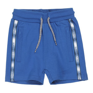 DJ Dutchjeans DJ Dutch jongens korte joggingbroek met bies Surfing Co Blue