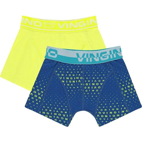 Vingino Vingino jongens ondergoed boxers 2-pack Letter Vingino Vingino jongens ondergoed boxers 2-pack Letter