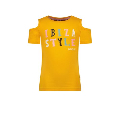 B.Nosy B.Nosy meisjes t-shirt Ibiza Style met open schouders Fire