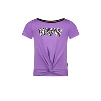 B.Nosy meisjes t-shirt Wow Zebraprint Purple