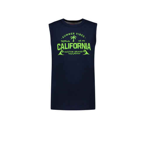 TYGO & vito TYGO & vito jongens hemd California Summer Navy TYGO & vito TYGO & vito jongens hemd California Summer Navy